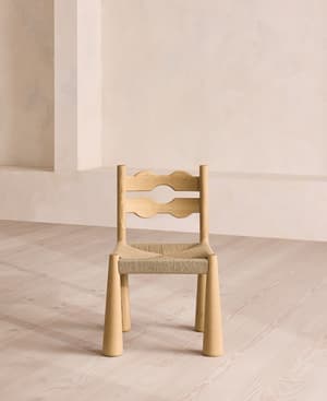 Pair of Manuel Dining Chairs - Light Oak - US - Hover Image