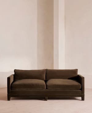 Ashford Three Seater - Sofa - Velvet - Chocolate - Listing Image