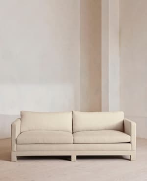Ashford Three Seater Sofa - Linen - Bisque - Listing Image