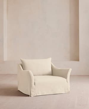 Roma Loveseat - Linen - Bisque - US - Listing Image