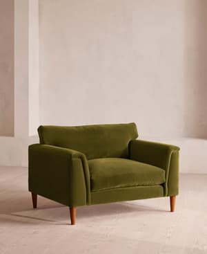 Reya Loveseat - Velvet - Olive - US - Listing Image