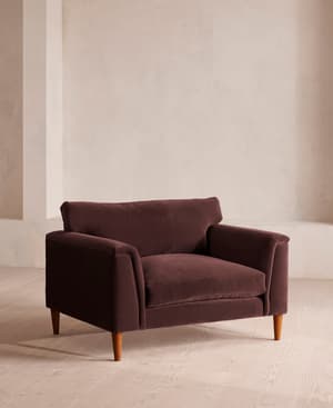 Reya Loveseat - Velvet - Aubergine - US - Listing Image