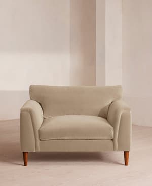 Reya Loveseat - Velvet - Oyster - US - Hover Image