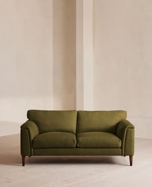 Reya Two Seater Sofa - Linen - Olive - US - Listing Image