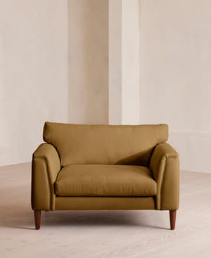 Reya Loveseat - Linen - Ochre - US - Hover Image