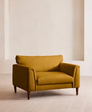 Reya Loveseat - Linen - Turmeric - US - Listing Image