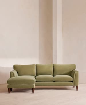 Reya Chaise-end Sofa - Velvet - Lichen - Listing Image