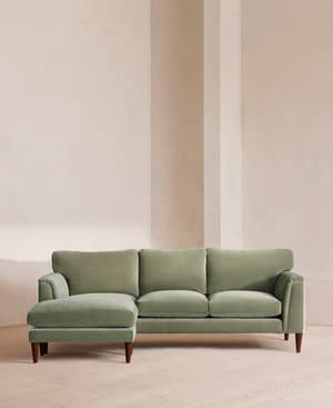 Reya Chaise-End Sofa - Velvet - Seafoam - UK - Listing Image