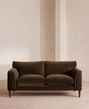 Reya Two Seater - Sofa - Velvet - Chocolate - Listing Image