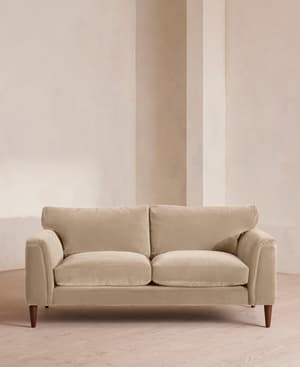 Reya Two Seater Sofa - Velvet - Oyster - US - Listing Image