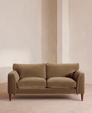 Reya Two Seater Sofa - Velvet - Truffle - UK - Listing Image