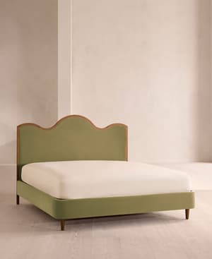Aubrey Bed - Queen - Velvet - Lichen - US - Listing Image