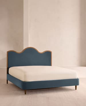 Aubrey Bed - King - Velvet - Grey Blue - US - Listing Image