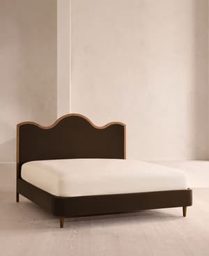 Aubrey Bed - King - Velvet - Chocolate - US - Listing Image