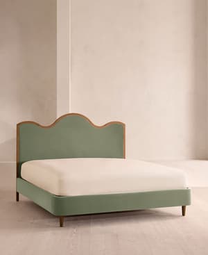 Aubrey Bed - King - Velvet - Seafoam - UK - Listing Image