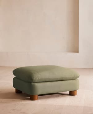Vivienne Ottoman - Linen - Sage - Listing Image