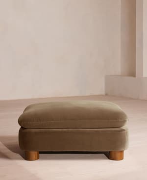 Vivienne Ottoman - Velvet - Truffle - US - Hover Image