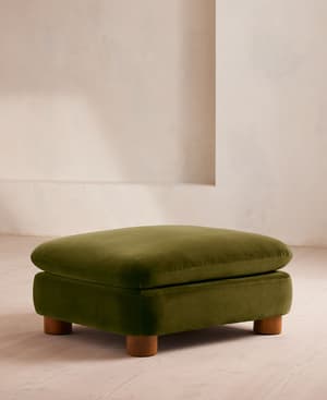 Vivienne Ottoman - Velvet Olive - US - Listing Image