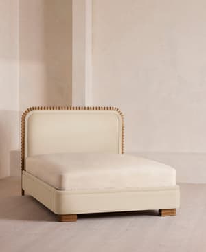 Angus Bed - King - Linen - Bisque - US - Listing Image