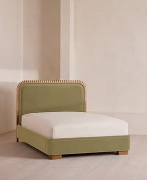 Angus Bed - King - Velvet - Lichen - US - Listing Image