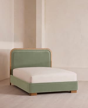 Angus Bed - King - Velvet - Seafoam - US - Listing Image