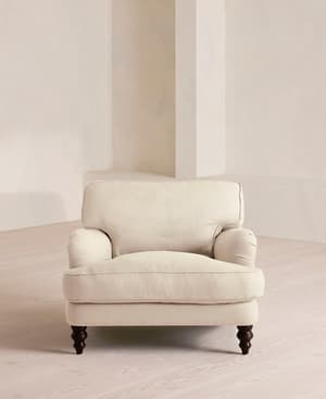 Arundel Loveseat - Linen - Bisque - Hover Image