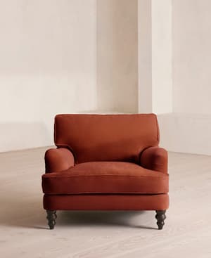 Arundel Loveseat - Velvet Rust - Hover Image