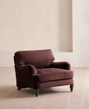 Arundel Loveseat - Velvet - Aubergine - Listing Image