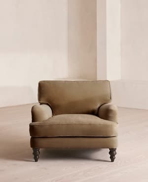 Arundel Loveseat - Velvet - Truffle - Hover Image