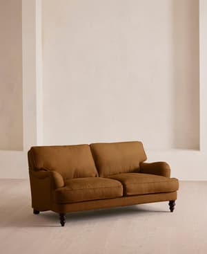 Arundel Two Seater - Sofa - Linen - Terracotta - Hover Image