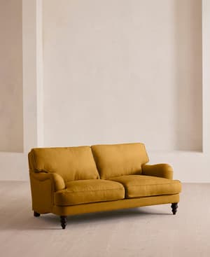 Arundel Two Seater - Sofa - Linen - Turmeric - Hover Image