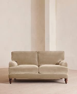 Arundel Two Seater Sofa - Velvet - Oyster - Listing Image