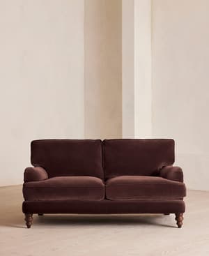 Arundel Two Seater Sofa - Velvet - Aubergine - Listing Image