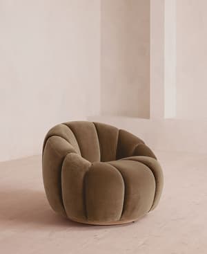 Garret Chair - Velvet - Truffle - US - Listing Image