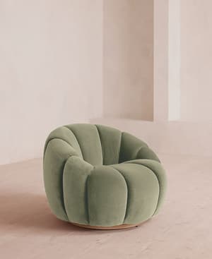 Garret Chair - Velvet - Seafoam - UK - Listing Image