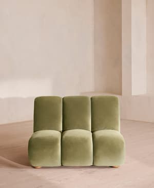 Noelle Modular Armchair - Velvet Lichen - UK - Listing Image