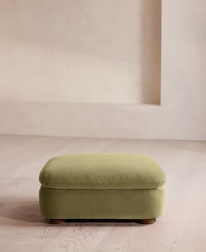 Rava Ottoman - Velvet - Lichen - Listing Image
