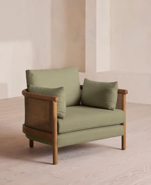 Sydney Armchair - Linen - Sage - Listing Image