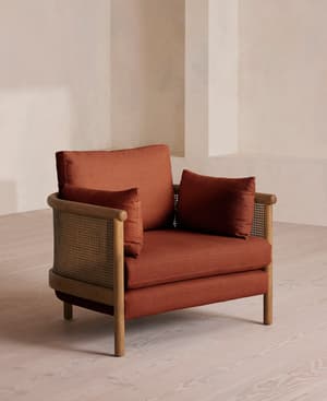 Sydney Armchair - Linen - Sienna, - Listing Image