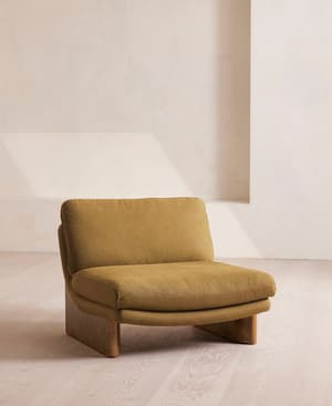 Tellis Chair - Linen - Ochre - US - Listing Image