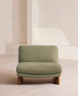 Tellis Chair - Linen - Sage - UK - Hover Image