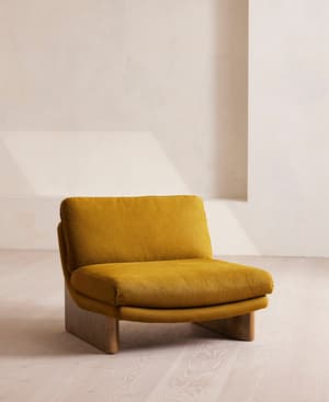 Tellis Chair - Linen - Turmeric - US - Listing Image