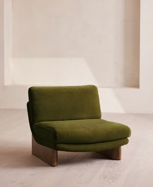 Tellis Chair - Velvet - Olive - US - Hover Image