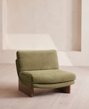 Tellis Chair - Velvet - Lichen - US - Hover Image