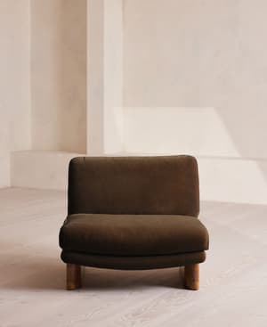 Tellis Chair - Velvet - Chocolate - US - Listing Image