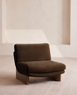 Tellis Chair - Velvet - Chocolate - US - Hover Image