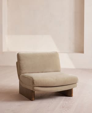 Tellis Chair - Velvet - Oyster - US - Hover Image