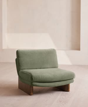 Tellis Chair - Velvet - Seafoam - UK - Hover Image