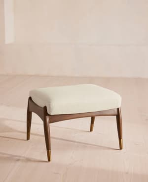 Theodore Footstool - Linen - Bisque - US - Listing Image