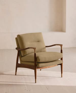 Theodore Armchair - Linen - Wheat - Listing Image